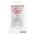 Pillow Talk Rosy Glass Anal Plug