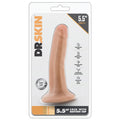 Dr. Skin Cock With Suction Cup-Vanilla 5.5"