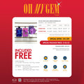 Oh My Gem Plugs Merchandising Kit