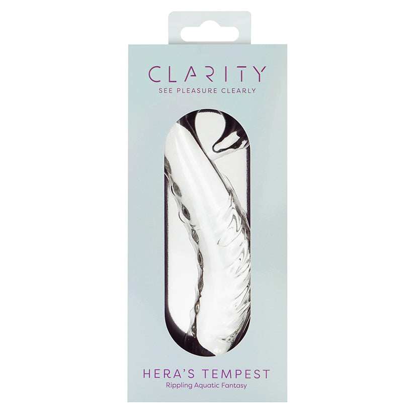 Clarity Glass Dildo Hera's Tempest