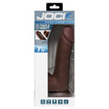 JOCK Hard Core Triple Density Dildo With Balls-Dark 7.5"