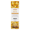 Exsens Organic Crystal Infused Body Oil-Amber Jojoba 3.4oz