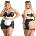 Fantasy Lingerie Play 5 Star Service Maid -Black 1x/2x