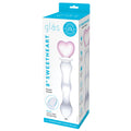 Glas 8" Sweetheart Glass Dildo-Pink /Clear