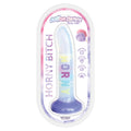 Cotton Candy Dirty Talk Horny Bitch Dildo 8"