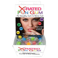X-Rated Fun Gum Assorted with Saying Display of 144