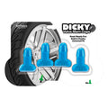 Dicky Valve Stem Caps-Blue 4pk