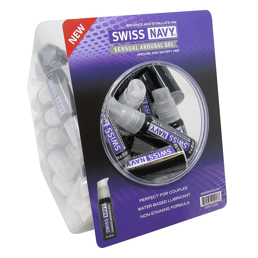 Swiss Navy Sensual Arousal Lubricant 1oz Bowl of 50