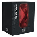 Man Wan Sub One Vibrating Tapping Masturbator-Velvet Red
