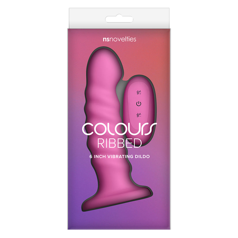 Colours Ribbed-Pink 6"