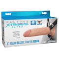 Fantasy X-Tensions Elite Silicone Hollow Strap On-Light 6"