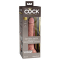 King Cock Elite Dual Density Silicone Cock-Light 7"
