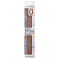 Silicone Studs Bend and Hold Dual Dong-Brown 12"