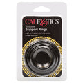 Silicone Support Rings-Black 3Pk