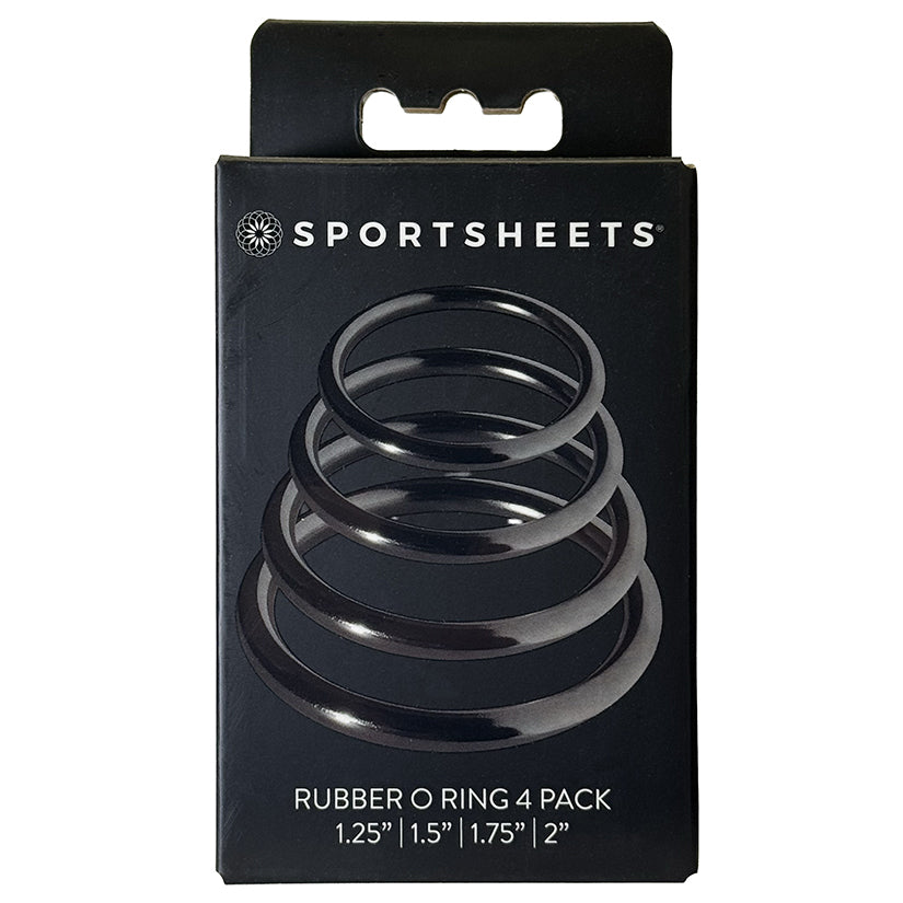 Sportsheets Rubber O-Rings-Set of 4